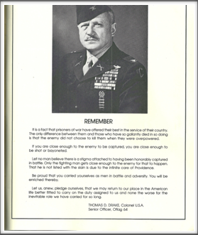 Statement by Colonel Thomas D. Drake